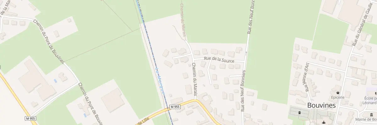 Plan du 62 Rue de la Source à Bouvines
