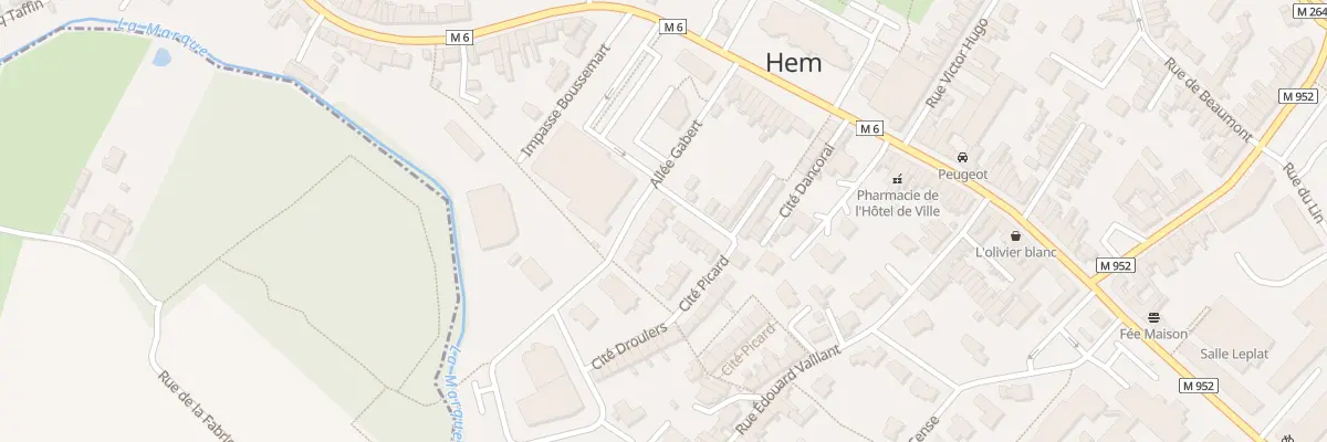 Plan du 27 All Gabert à Hem