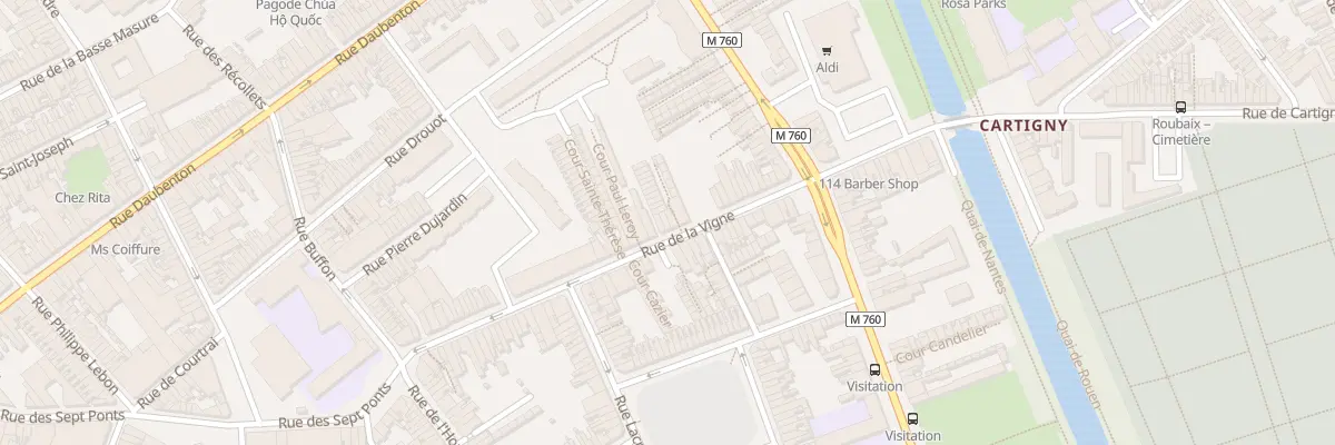 Plan du 69 Rue de la Vigne à Roubaix