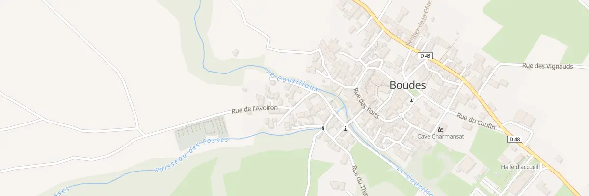 Plan du 9009 Rue de L ’Avoiron à Boudes