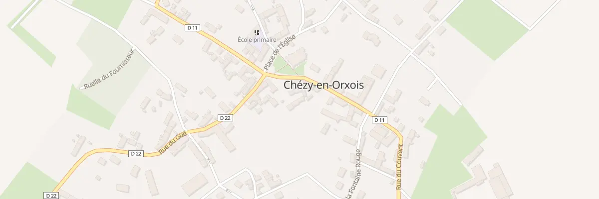 Plan du 3 Pl de l’Eglise à Chézy-en-Orxois