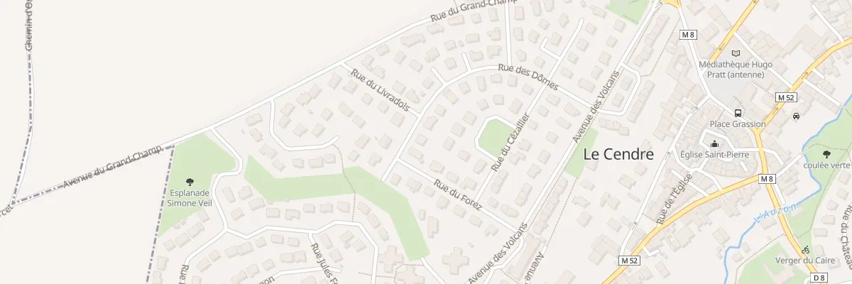 Plan du 23 Rue des Dômes au Cendre