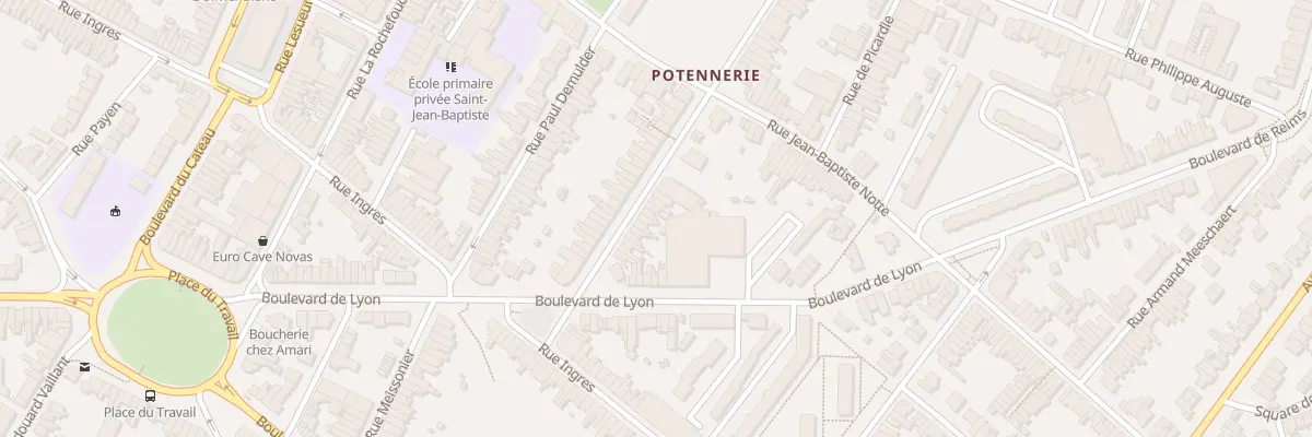 Plan du 291 Rue Montgolfier à Roubaix