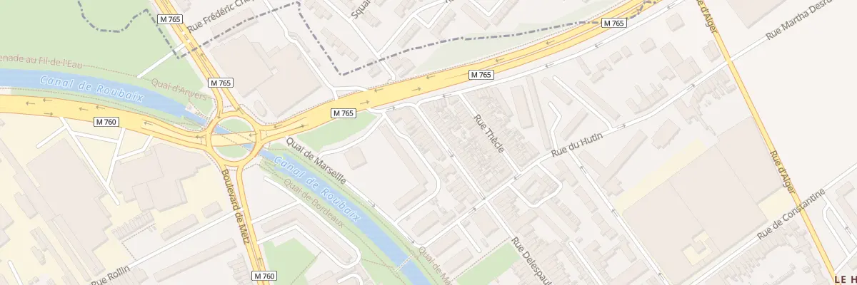 Plan du 237 Rue Delespaul à Roubaix