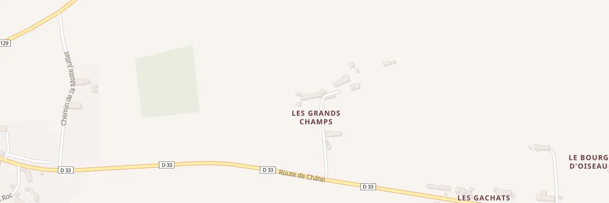 Plan du 5187 Les Grands Champs à Treban