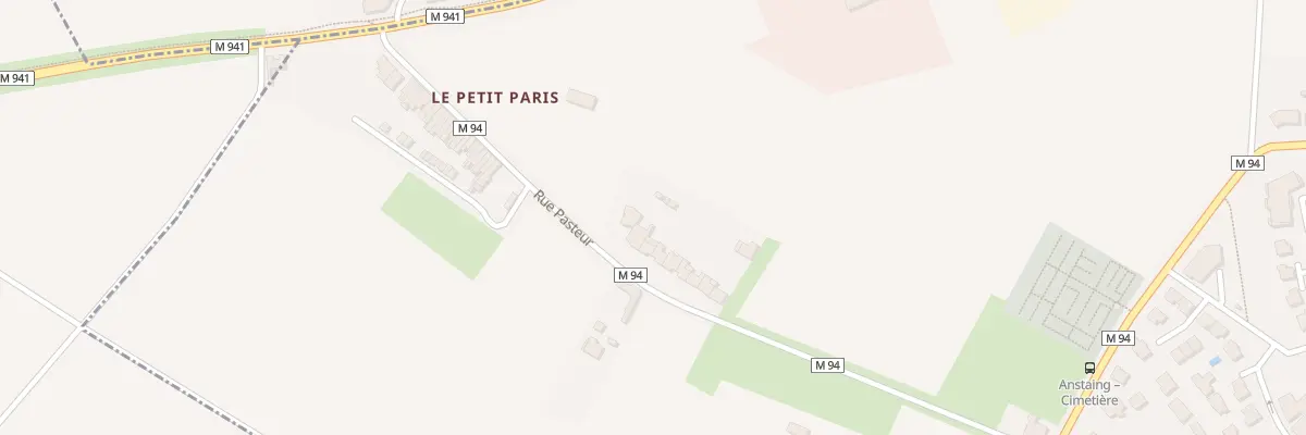 Plan du 1 Rue Pasteur à Anstaing