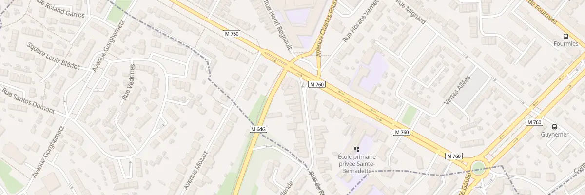 Plan du 106 Av Charles Fourier à Roubaix