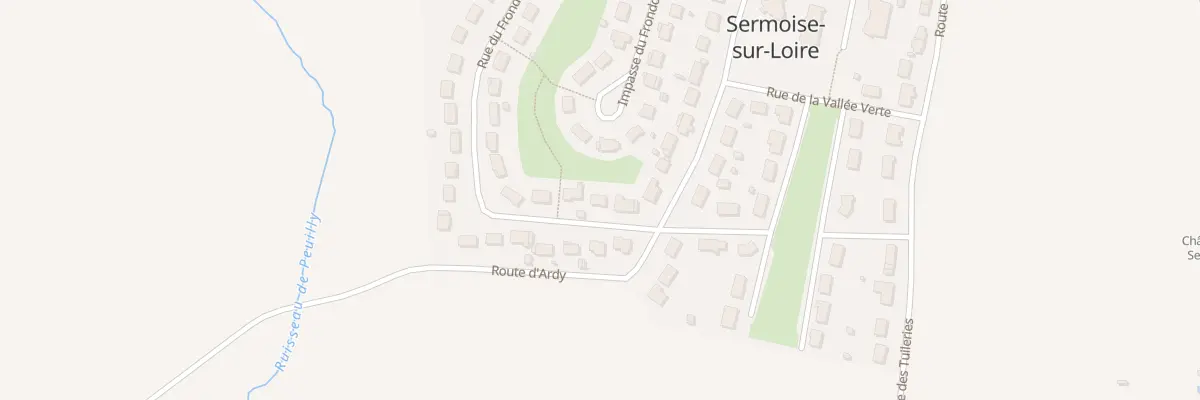 Plan du 33 Rue du Frondot à Sermoise-sur-Loire