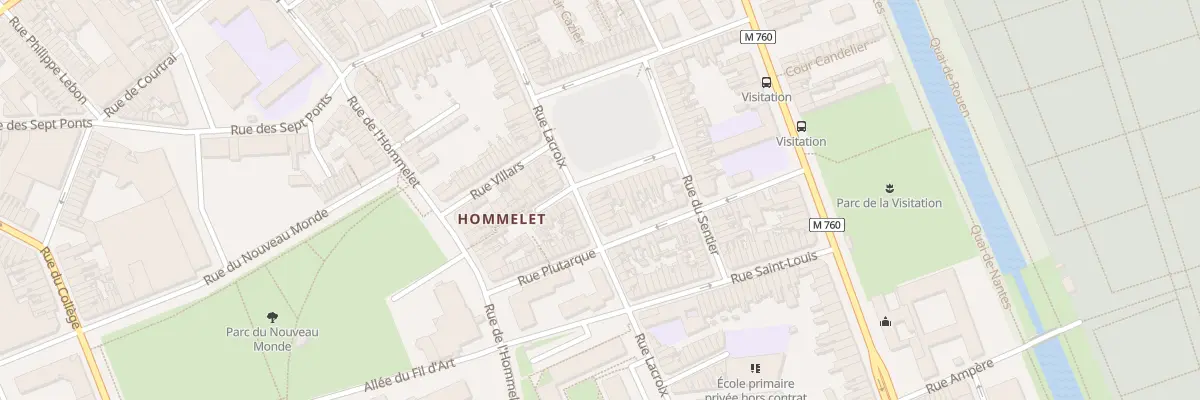 Plan du 166 Rue Lacroix à Roubaix