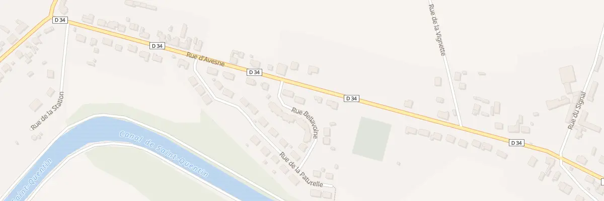 Plan du 28 Rue d’Avesne à Saint-Simon
