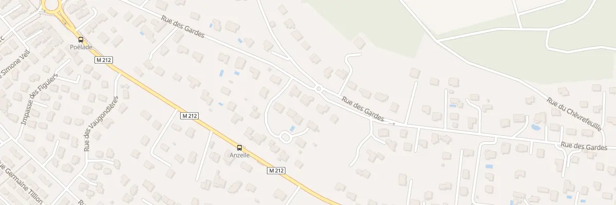 Plan du 91 Rue des Gardes à Cournon-d’Auvergne