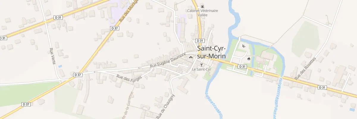 Plan du 5 Rue Eugène Daumont à Saint-Cyr-sur-Morin