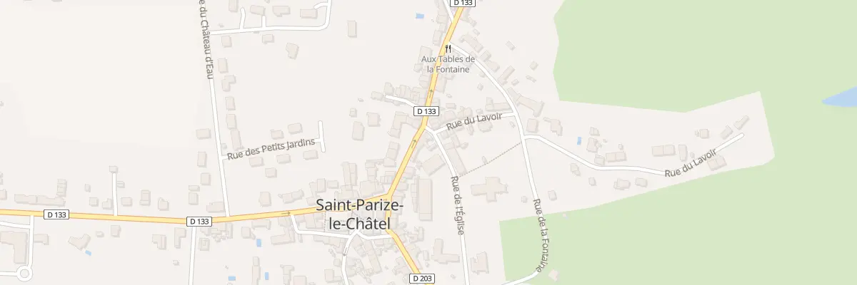 Plan du 16 Grande Rue à Saint-Parize-le-Châtel