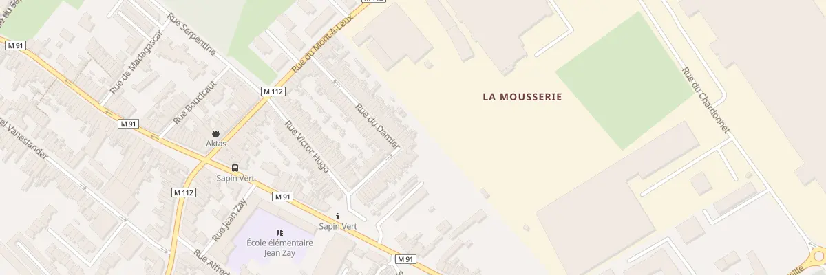 Plan du 40 Rue du Damier à Wattrelos