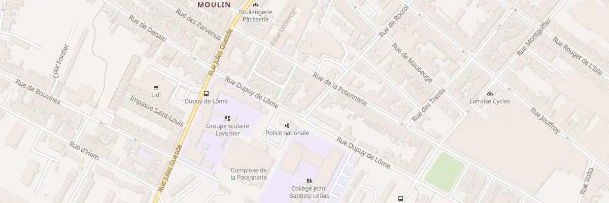 Plan du 118 Rue de Rocroi à Roubaix