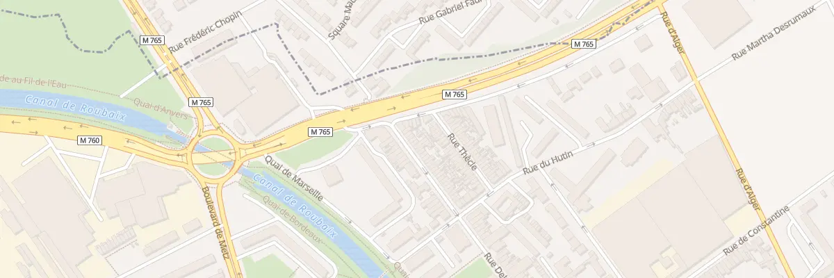 Plan du 258 Rue Delespaul à Roubaix