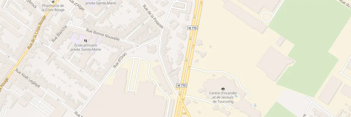 Plan du 127 Rue de la Potente à Tourcoing