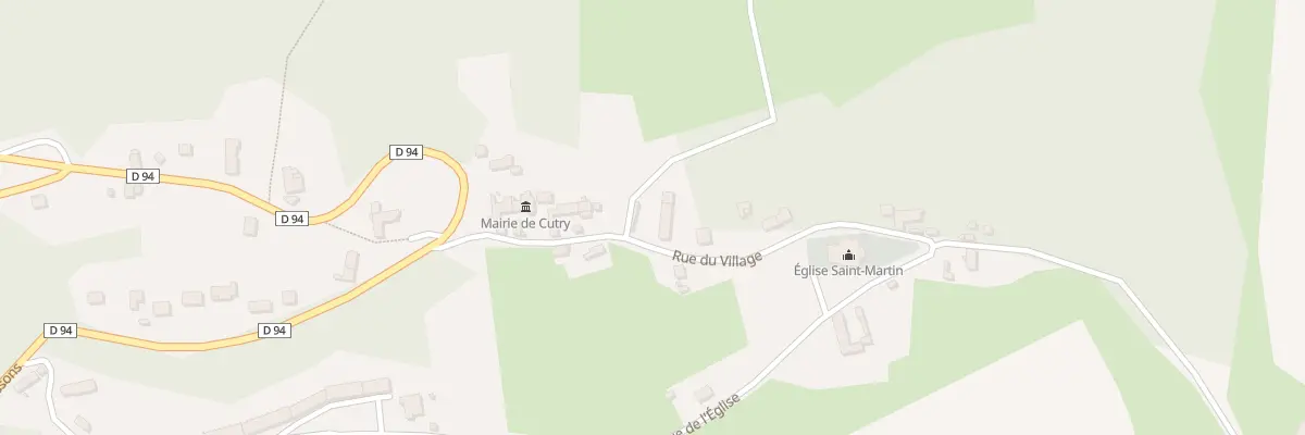 Plan du 10 Rue du Village à Cutry