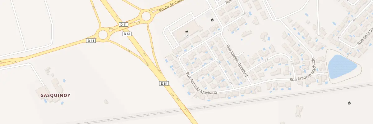 Plan du 265 Rue Antonio Machado à Béziers