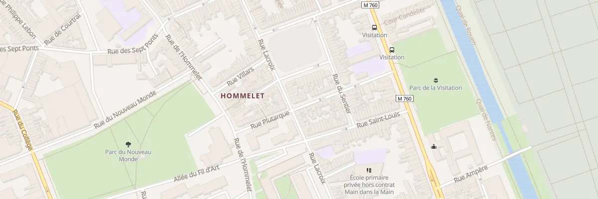 Plan du 156 Rue Lacroix à Roubaix