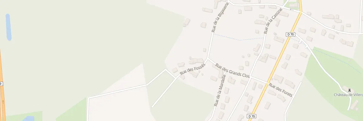Plan du 4B Rue des Fossés à Villeroy