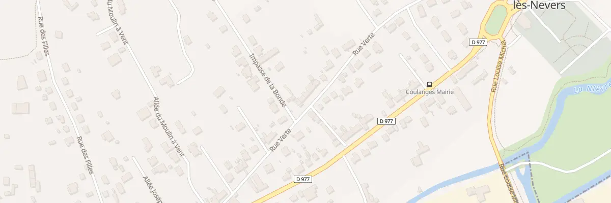 Plan du 29 Rue Verte à Coulanges-lès-Nevers