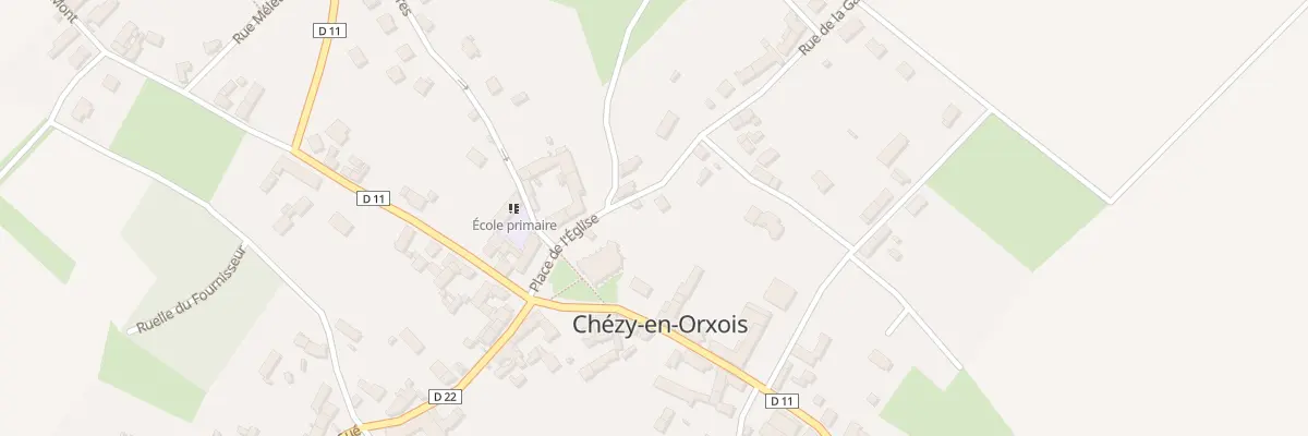 Plan du 2 Rue de la Gare à Chézy-en-Orxois