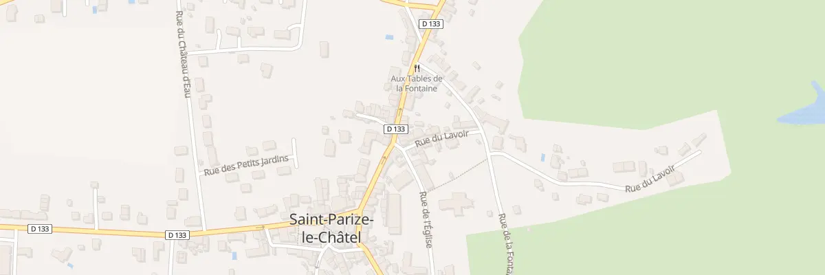 Plan du 1 Rue du Lavoir à Saint-Parize-le-Châtel