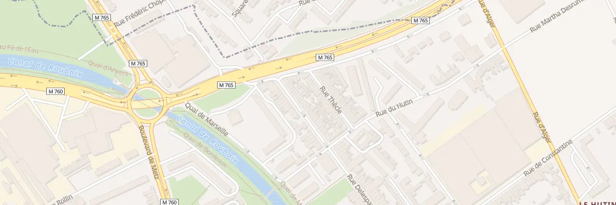 Plan du 246 Rue Delespaul à Roubaix
