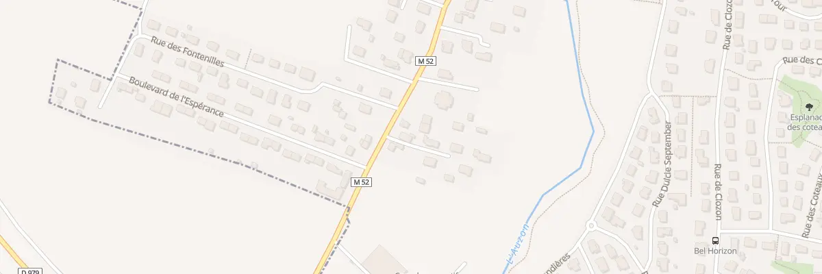 Plan du 91 Av de l’Auzon au Cendre