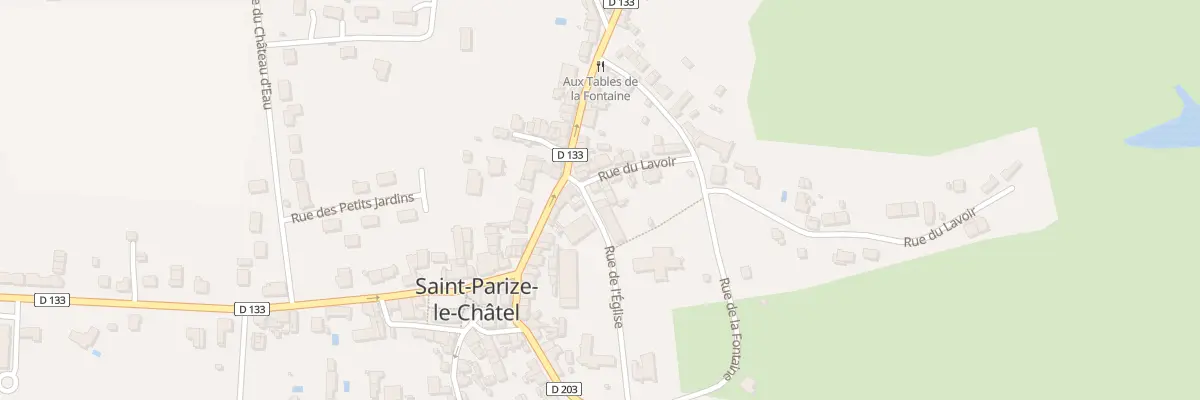 Plan du 3 Rue de l’Église à Saint-Parize-le-Châtel