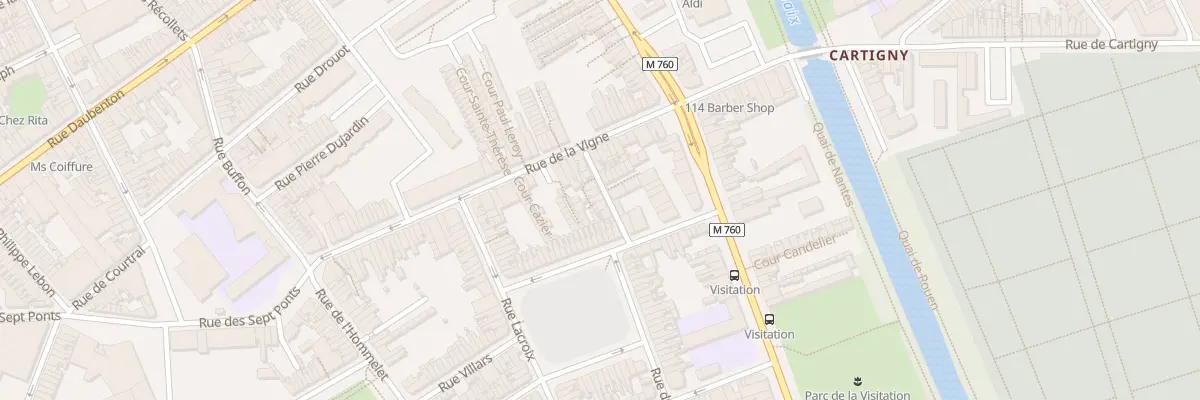Plan du 10 Imp Lamarotte 84bis Rue Vigne à Roubaix