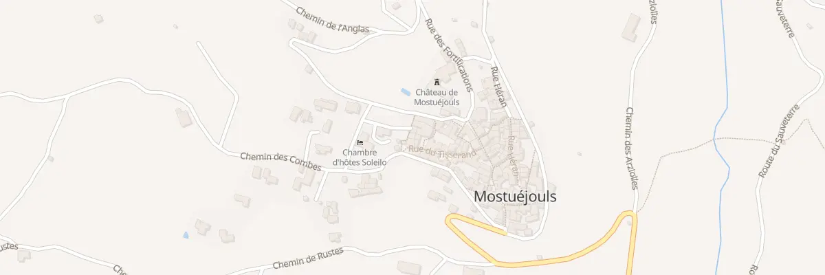 Plan du 5043 Mostuejouls à Mostuéjouls