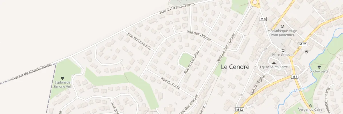 Plan du 12 Rue du Cezallier au Cendre