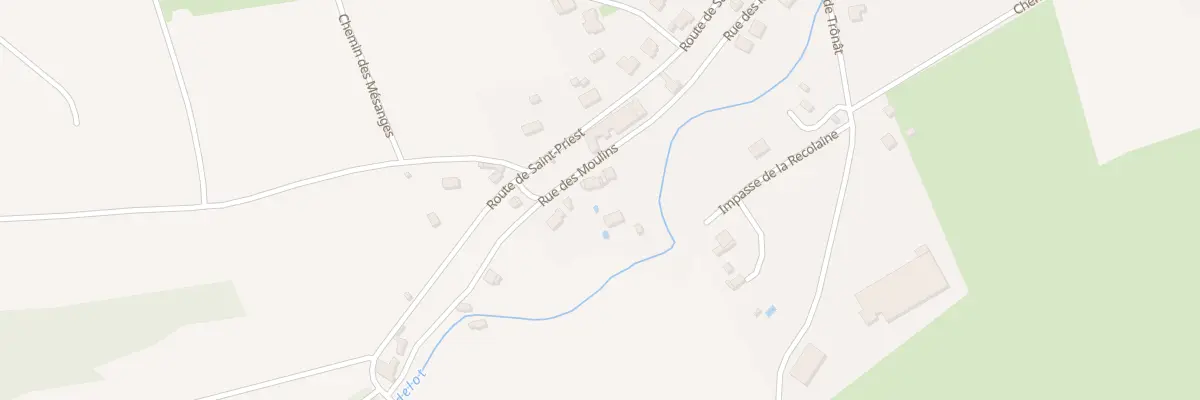 Plan du 93 Rue des Moulins à Gannat