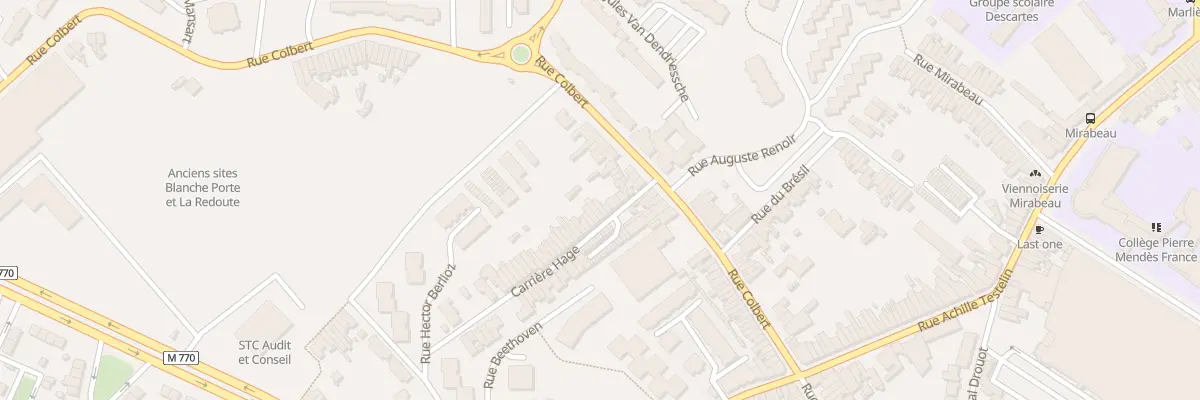 Plan du 6 Carriere Hage 318 Rue Colb à Tourcoing