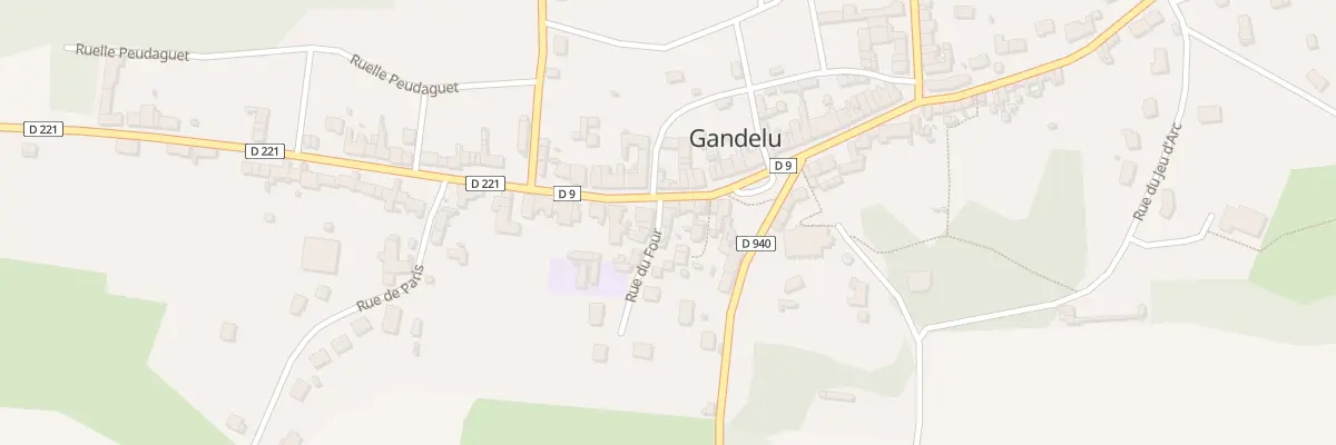 Plan du 3 Rue du Four à Gandelu