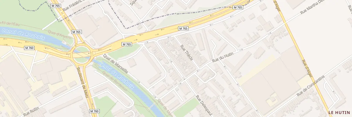 Plan du 240 Rue Delespaul à Roubaix