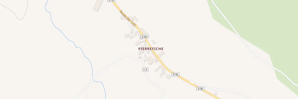 Plan du 5051 Pierrefiche aux Salces