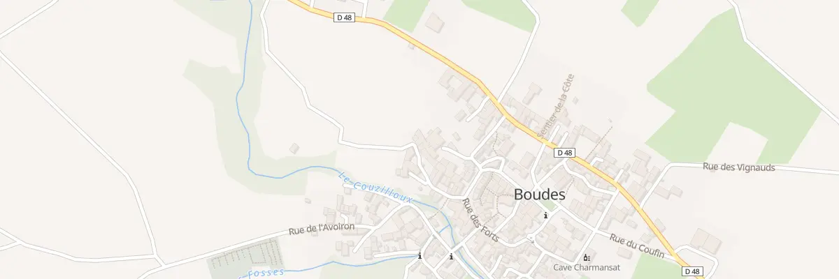 Plan du 9010 Rue du Viavard à Boudes