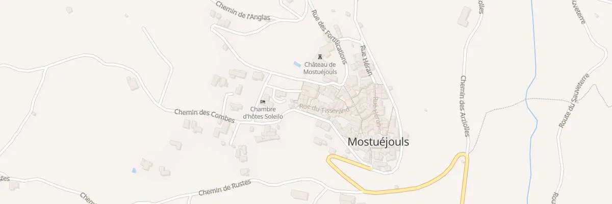Plan du 3 Rue du Porche à Mostuéjouls