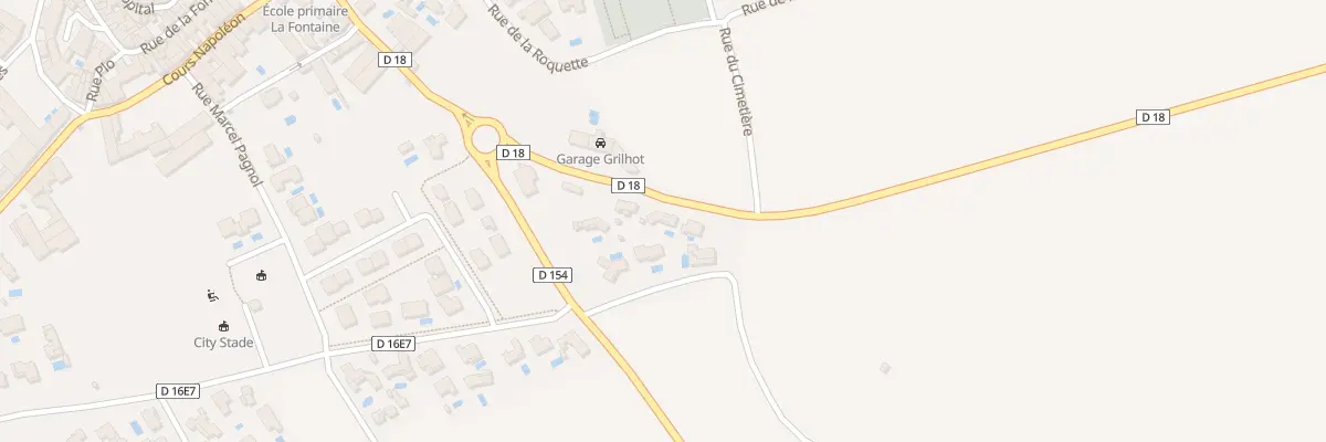 Plan du 8 Rte de Magalas à Saint-Geniès-de-Fontedit