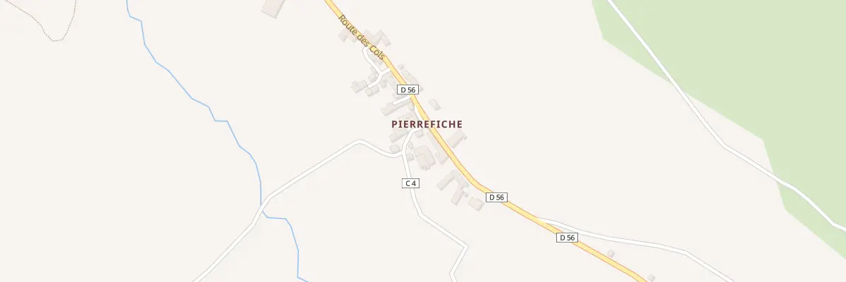 Plan du 5050 Pierrefiche aux Salces