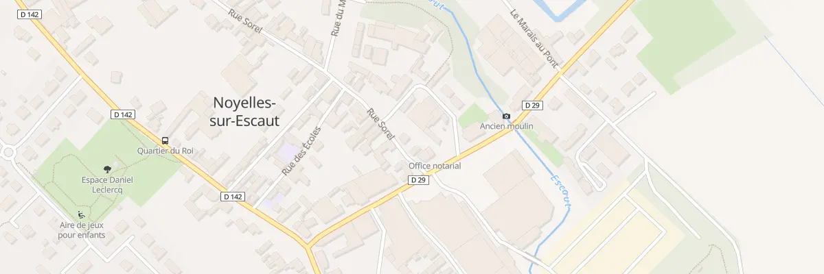 Plan du 4 Rue Sorel à Noyelles-sur-Escaut