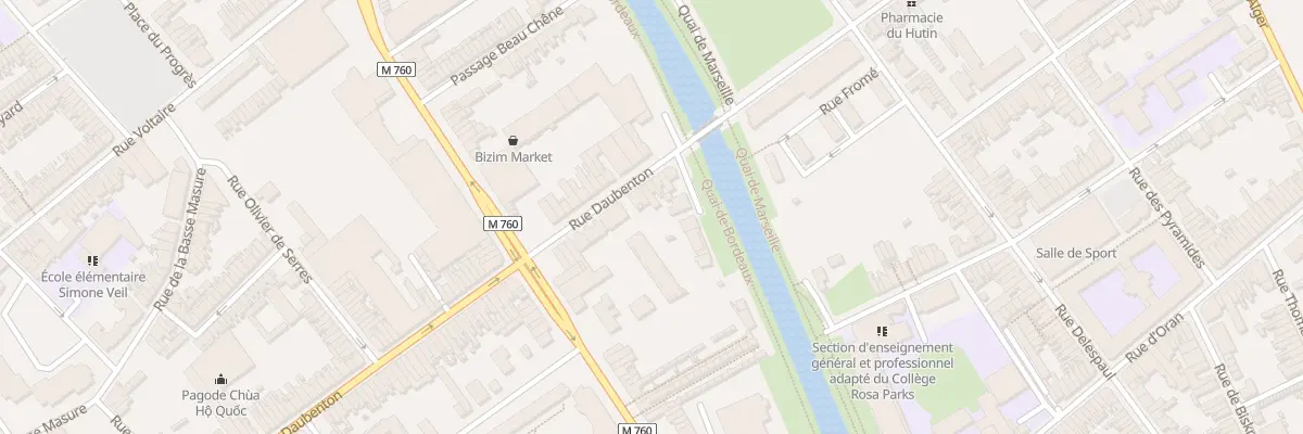 Plan du 224 Rue Daubenton à Roubaix