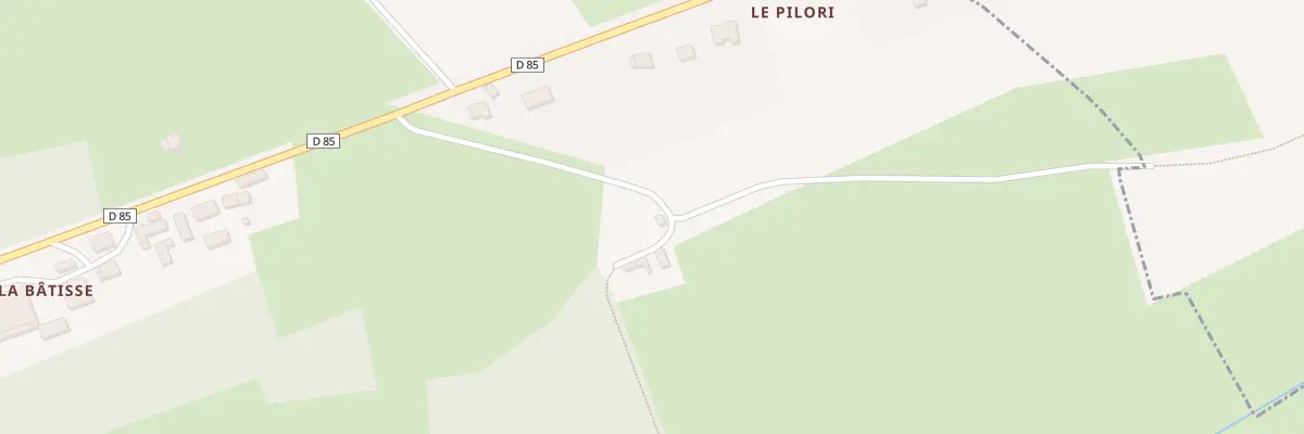 Plan du 250 Les Guericard à Moutiers-en-Puisaye