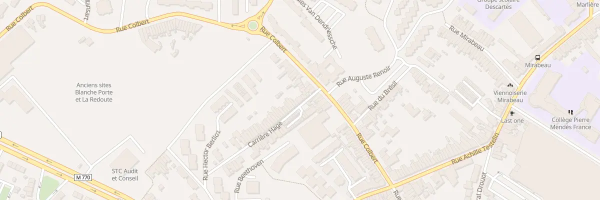 Plan du 4 Carriere Hage 318 Rue Colb à Tourcoing