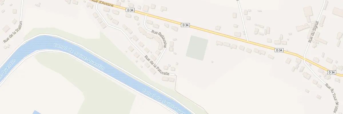 Plan du 7 Rue Bellavoine à Saint-Simon