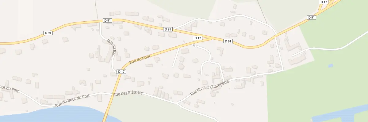 Plan du 1 Sen du Port à Fontenoy