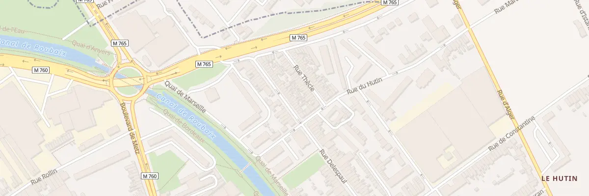 Plan du 230 Rue Delespaul à Roubaix